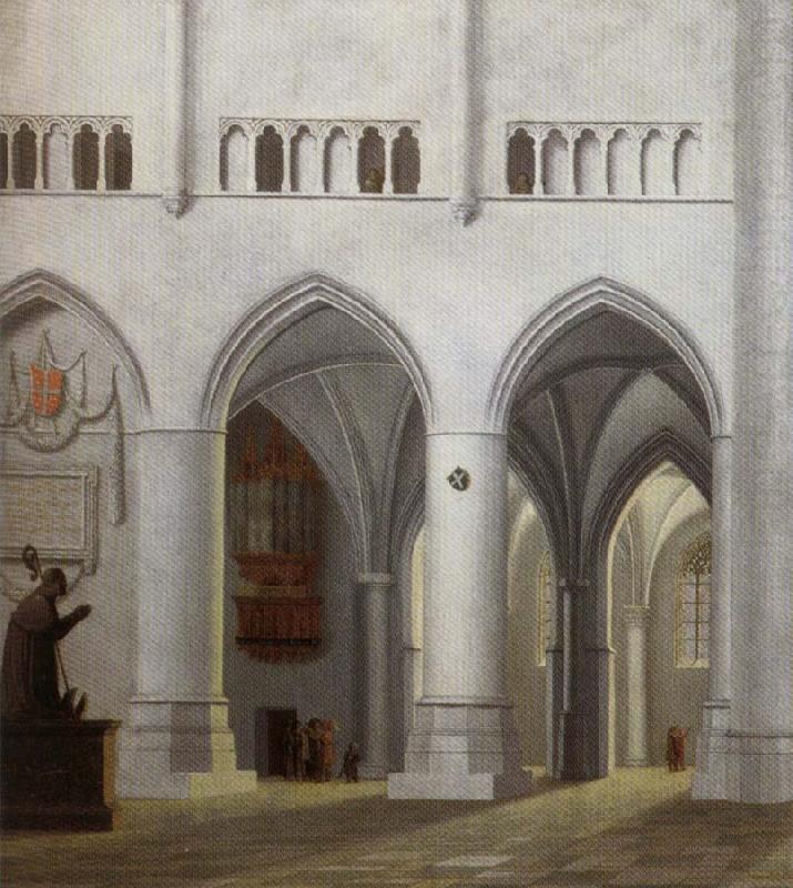Pieter Jansz Saenredam Interior of the Church of Saint Bavo in Haarlem china oil painting image